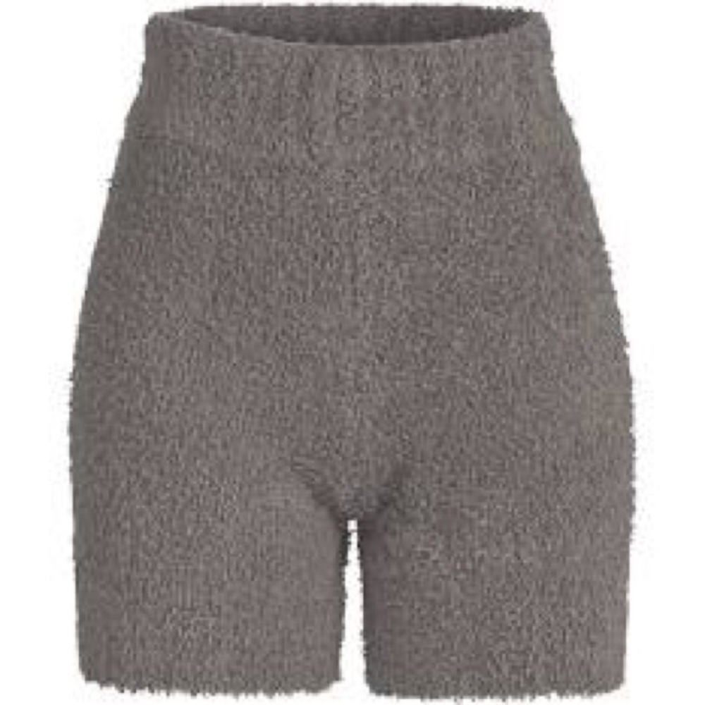 SOLD ----NWT SKIMS cozy grey knit shorts
